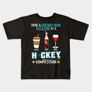 Hockey Mom At A Hockey Competition Kids T-Shirt